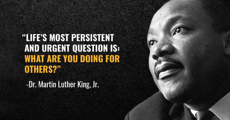 MLK: What are you doing for others?