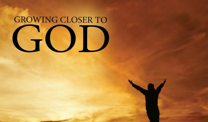 ‘Growing Closer to God’ in text